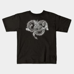 Dragon sketch - White Kids T-Shirt